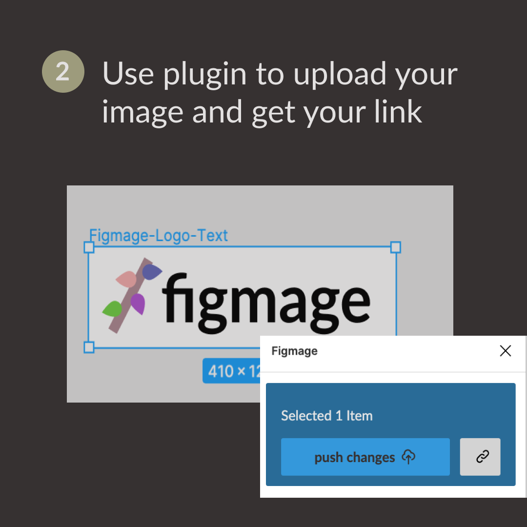Use plugin and copy the link