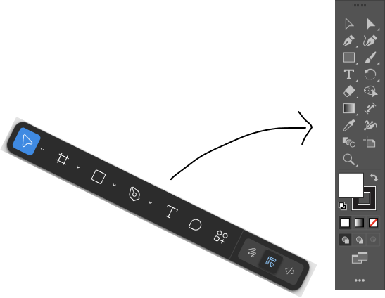 Going from Figma, all the tiny Illustrator tools can feel overwhelming